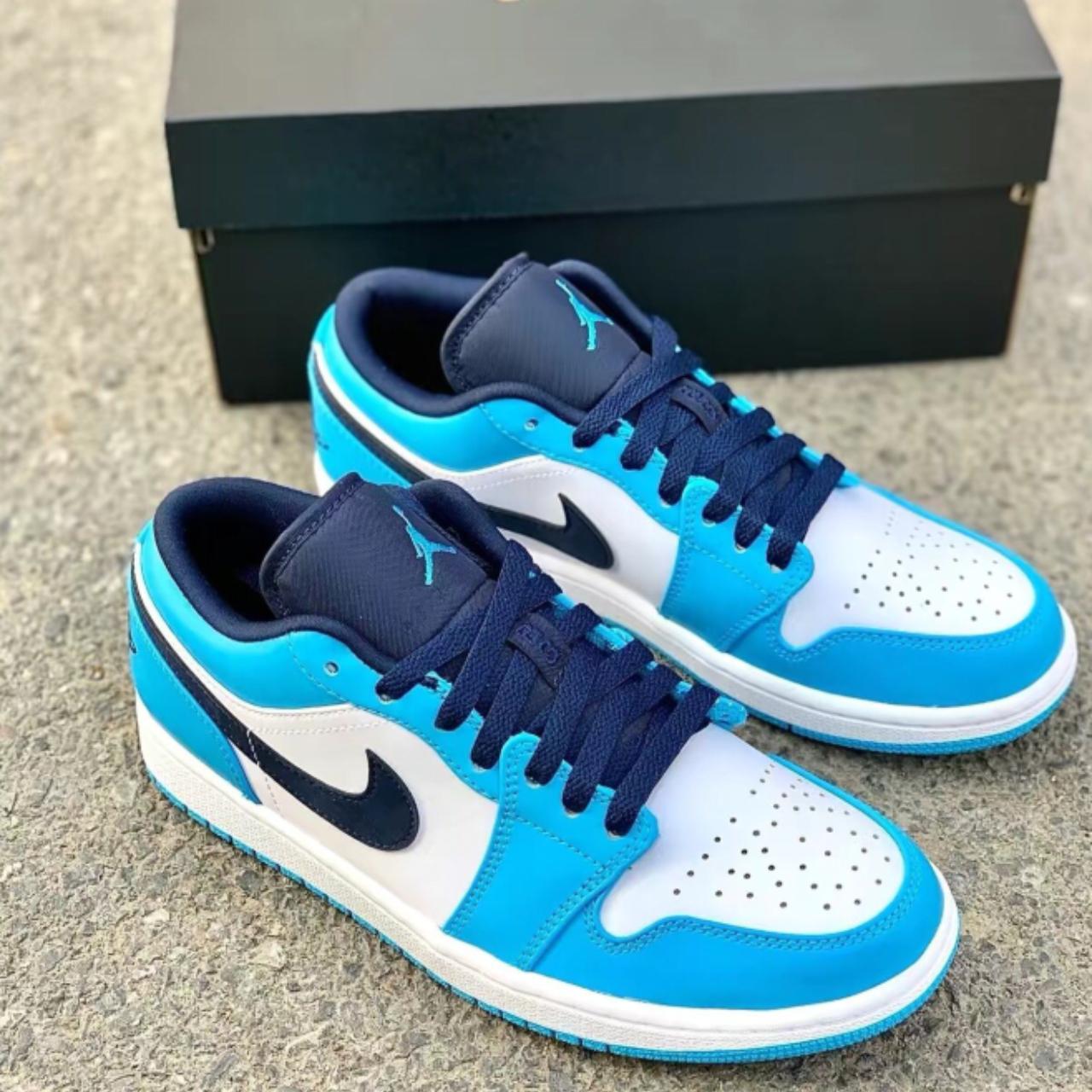 Air Jordan 1 Low UNC Classic Retro Style... - Depop