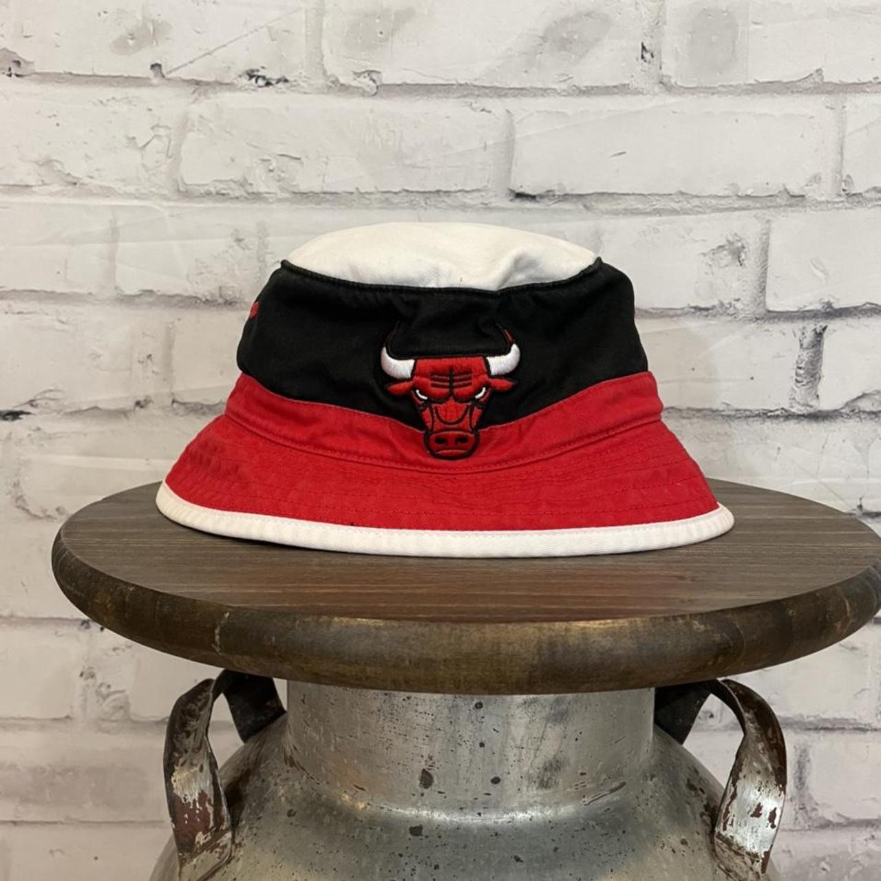 Chicago Bulls NBA Mitchell & Ness Black Red - Depop