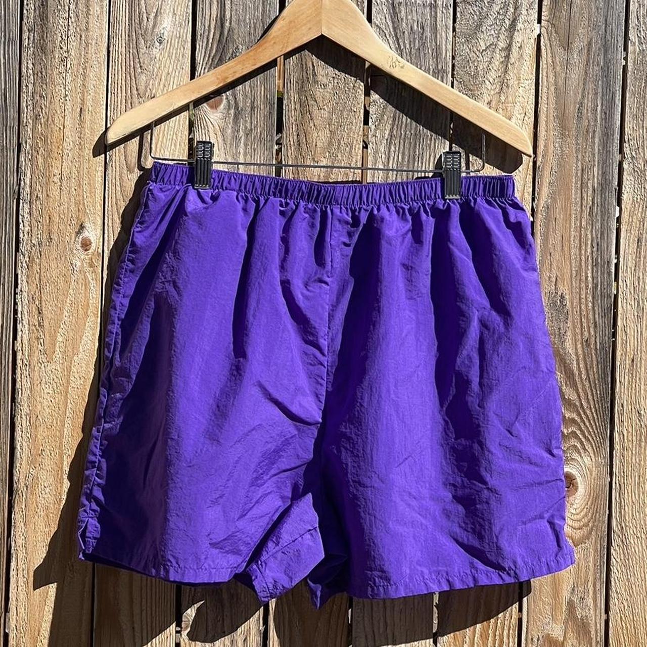Athletic Works Men's Purple Shorts