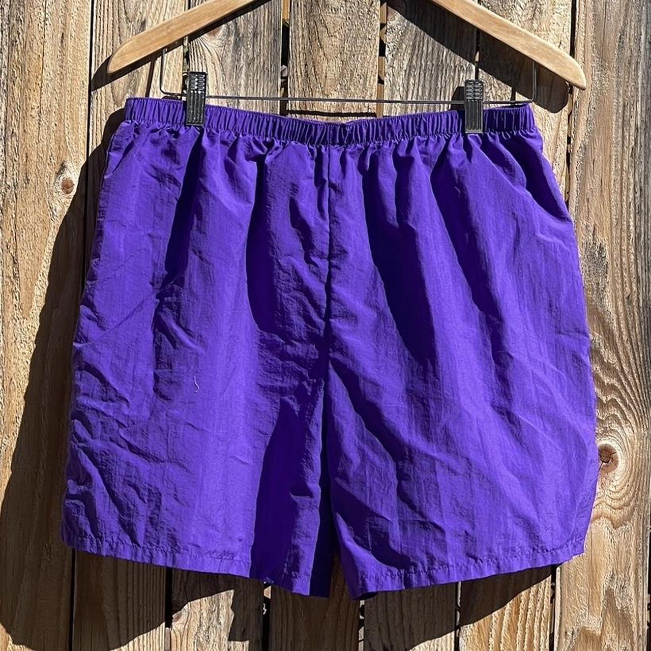 Athletic Works Men's Purple Shorts (2)