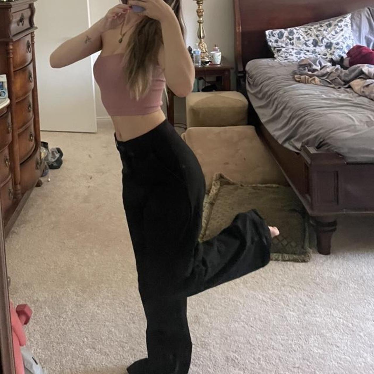 Motel rocks black baggy cargo pants motel... Depop