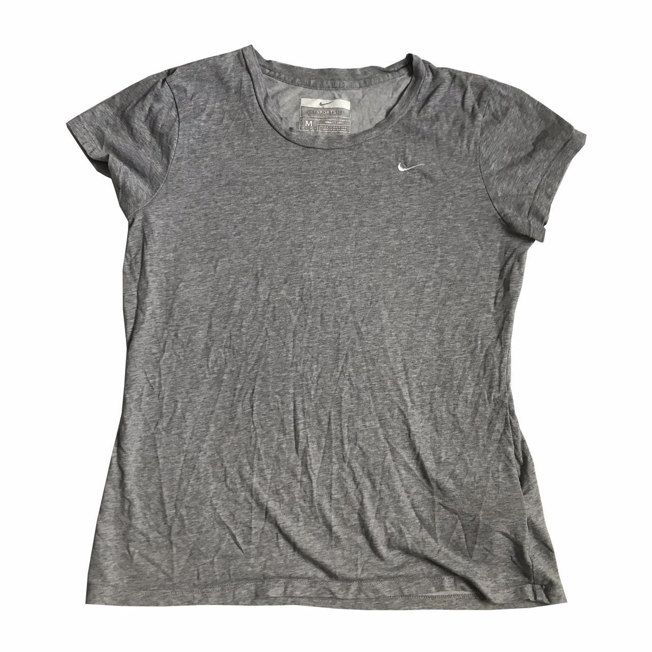 nike grey t shirt women's