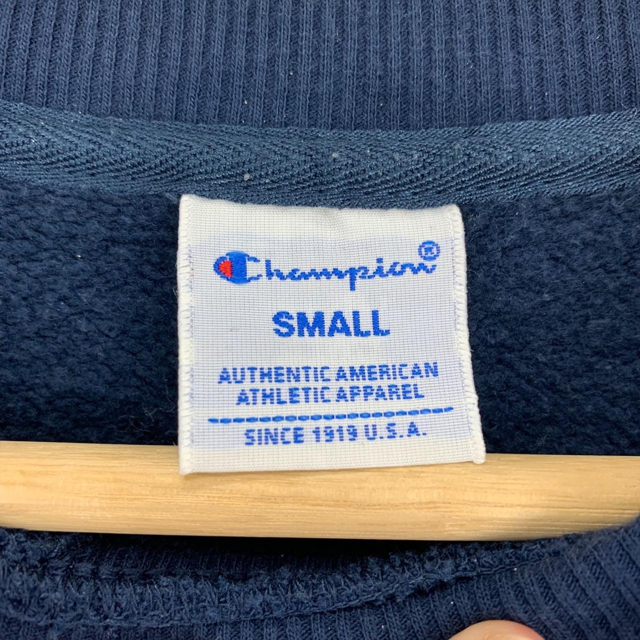 Champion Men's Navy Sweatshirt | Depop