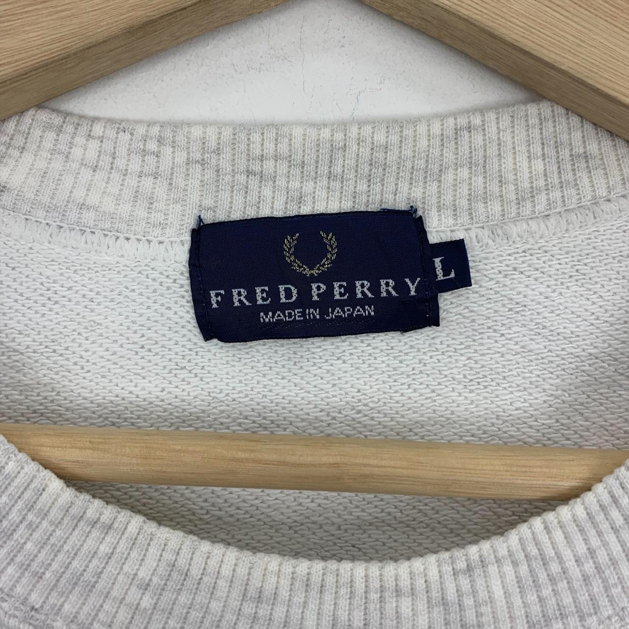 Rare!! Vintage FRED PERRY big logo embroidery men... - Depop