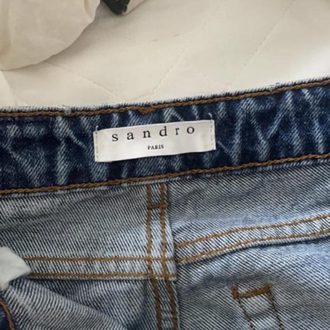 Gorgeous Sandro vintage straight leg jeans with... - Depop
