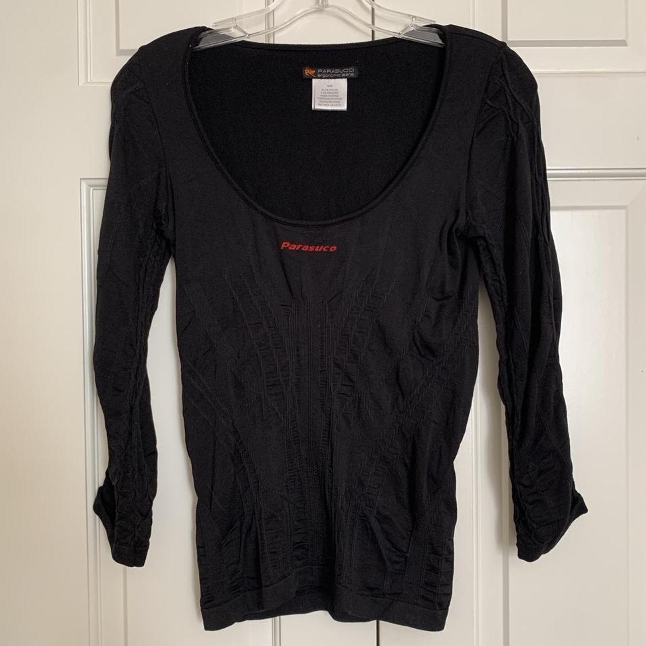 Parasuco Women's Black and Red Top
