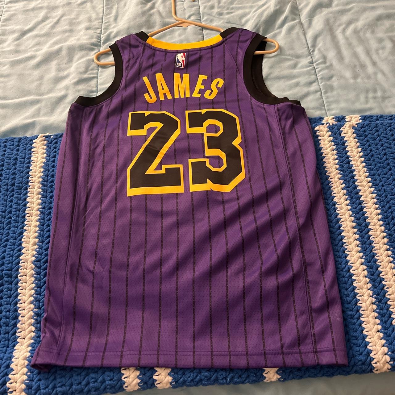 Nike Los Angeles Lakers City Edition Essential - Depop