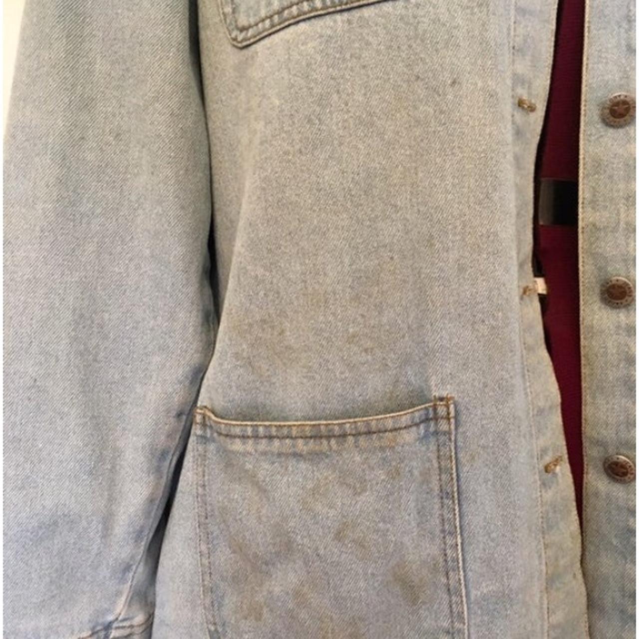 Free shipping Vintage Faded Glory Denim Chore Jacket... - Depop