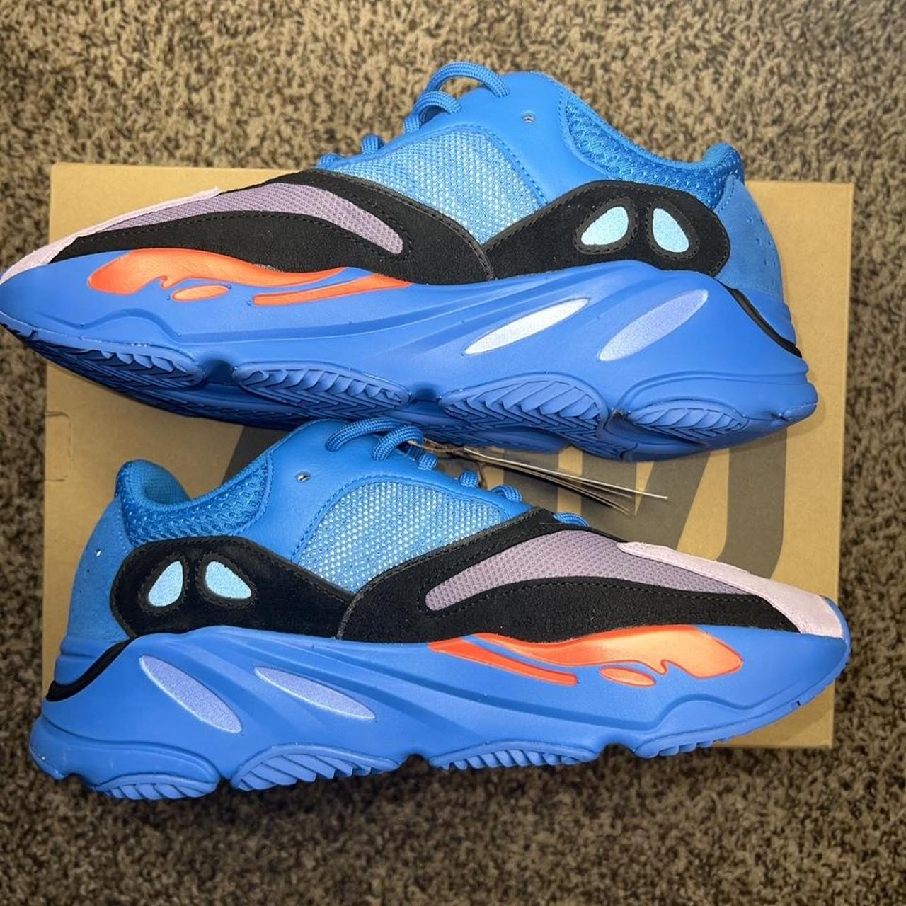 Yeezy boost 700 Hi blue res Brands new DS Size 9... - Depop