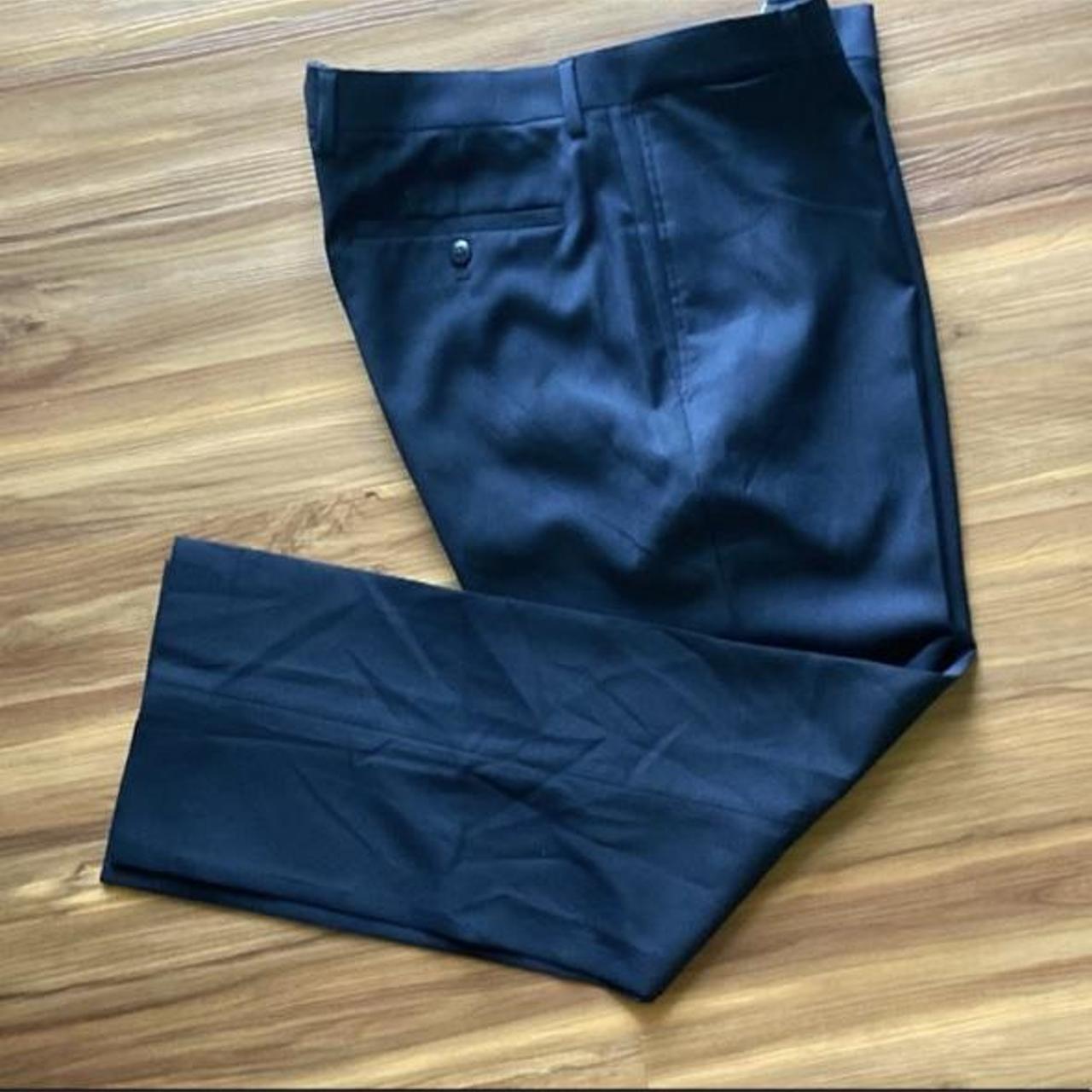 Louis Raphael Men's Black Trousers | Depop