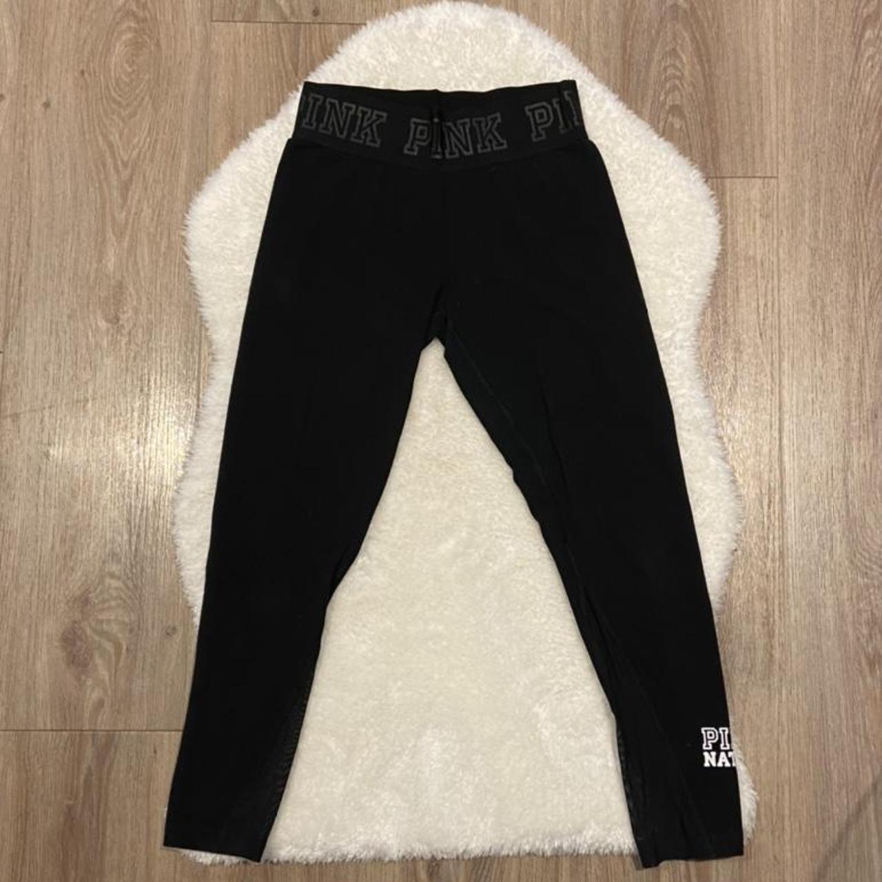 Victoria's Secret Women's Black Leggings | Depop