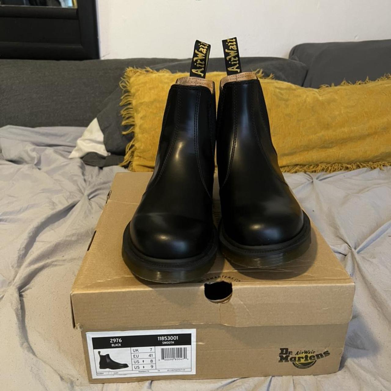 docmartens #2976 #11853001 smooth black leather,... - Depop