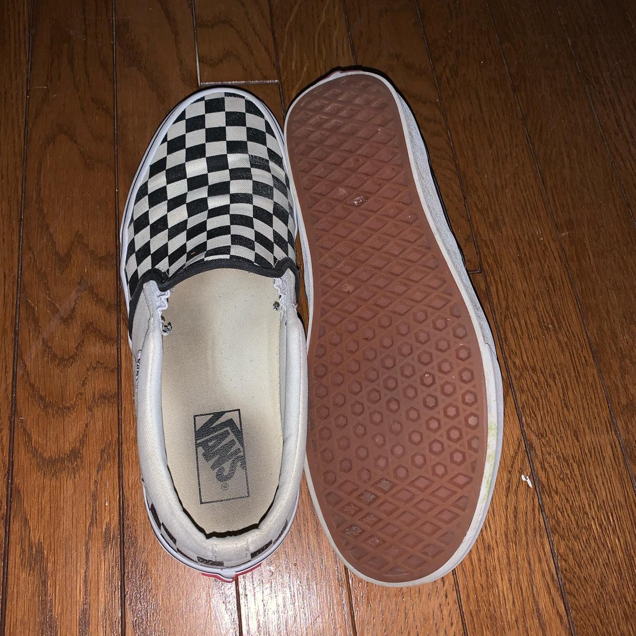 Vans Mens Checkerboard Slip-ons. Used condition size... - Depop