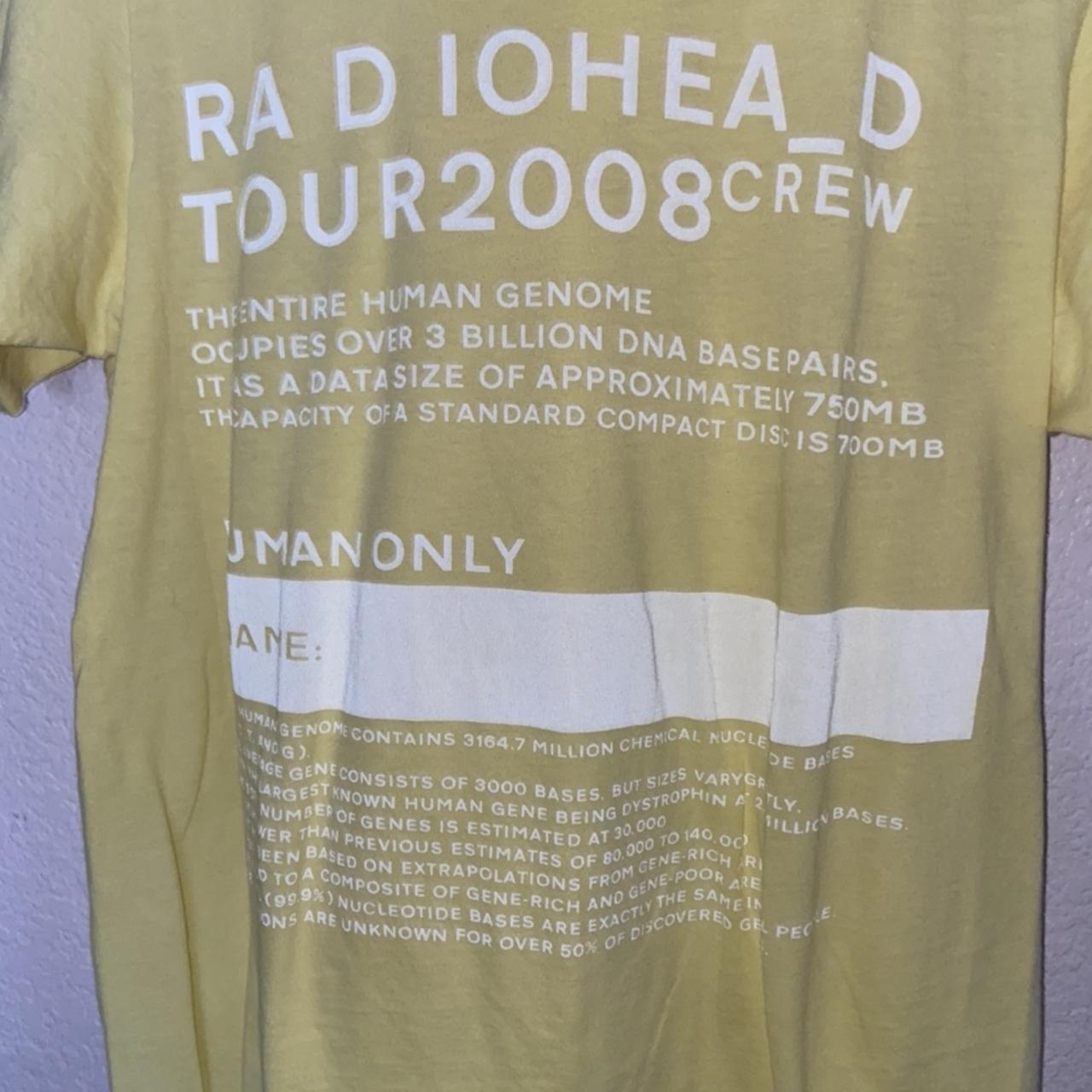 Radiohead 2008年来日ツアーT made in USA Radiohead 2008年来日ツアーT made in USA