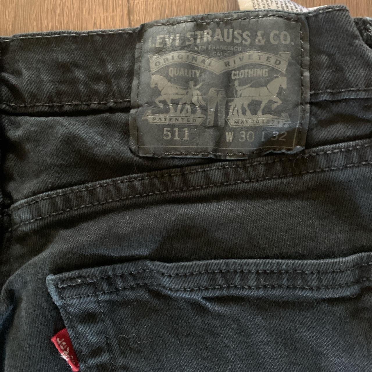 Levi’s 511 jeans. W30 L32 faded black skinny fit... - Depop