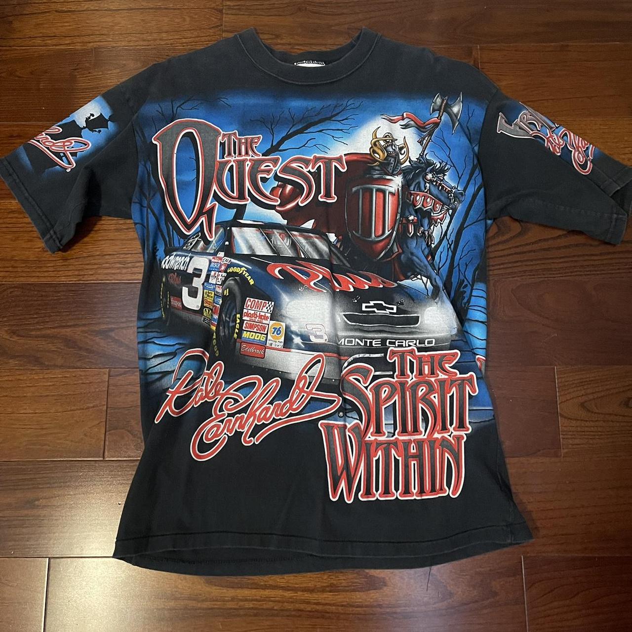 Dale Earnhardt The Quest Vintage 1998 Tee Size -... - Depop