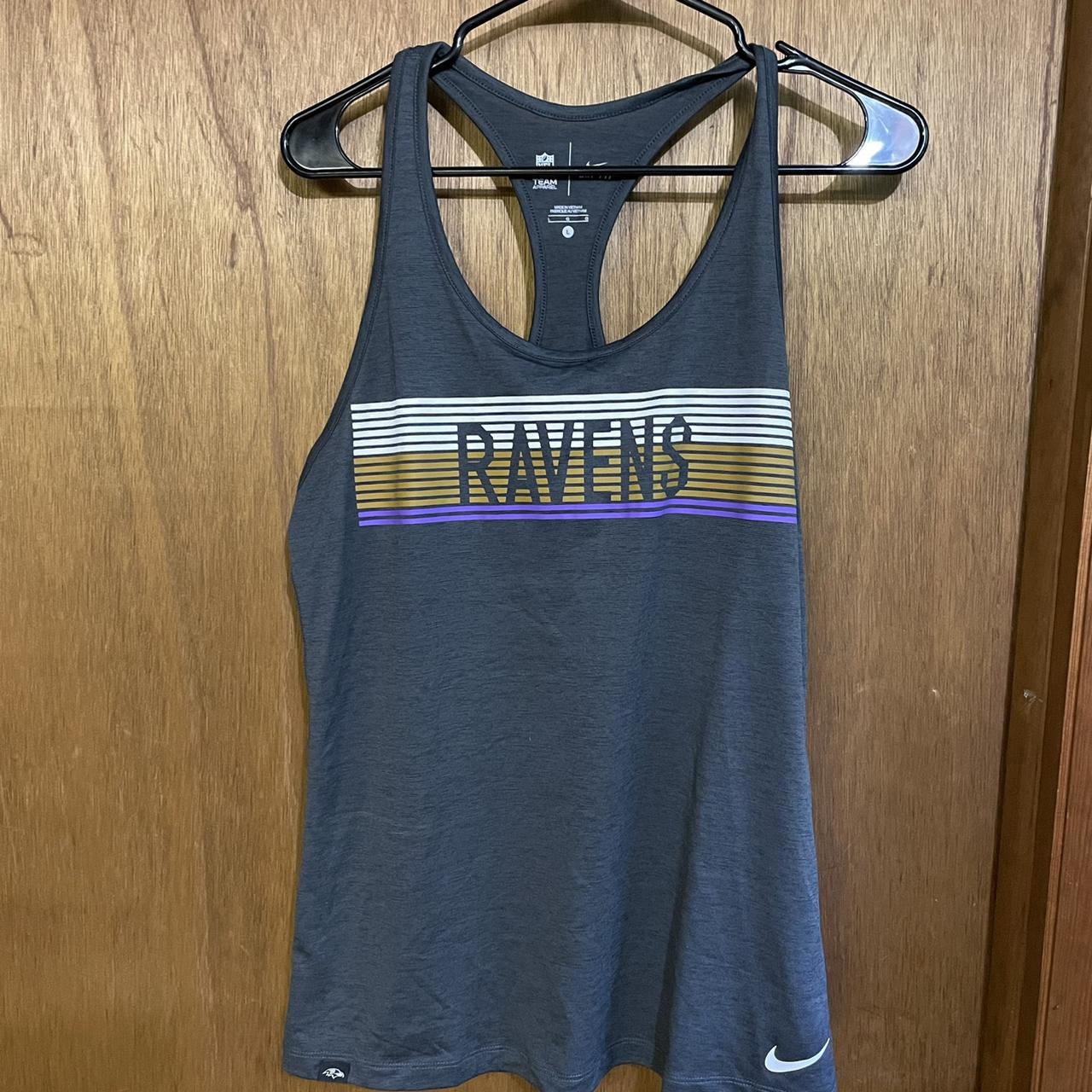 Baltimore Ravens Nike racer back tank top. Size - Depop