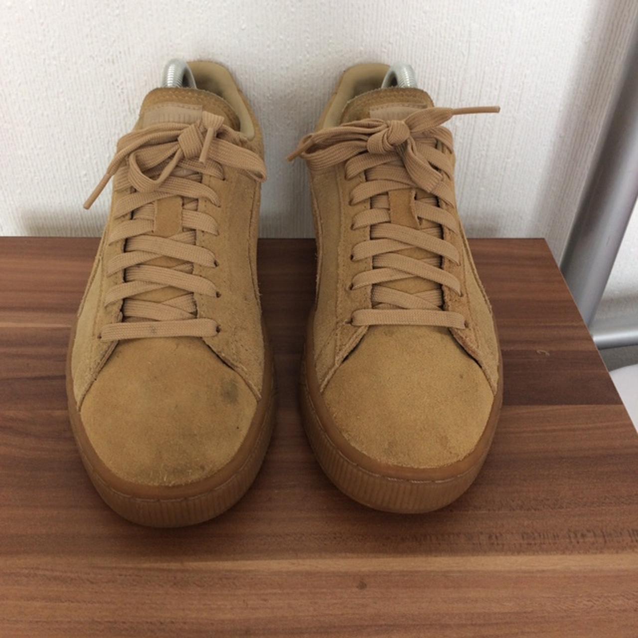 Puma suede deals camel