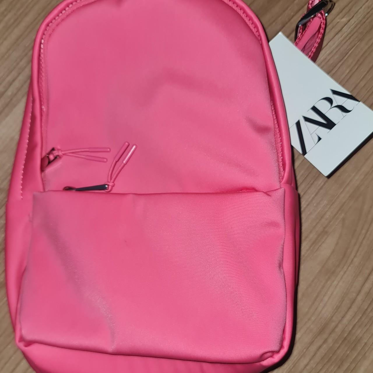 💗 ZARA NYLON BACKPACK 🎒 Backpack with nylon... Depop