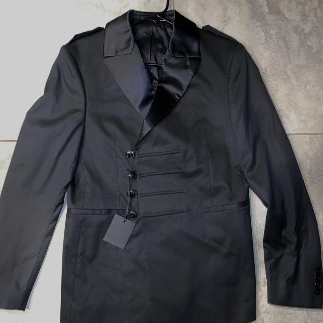Zara Men's Black Suit Depop