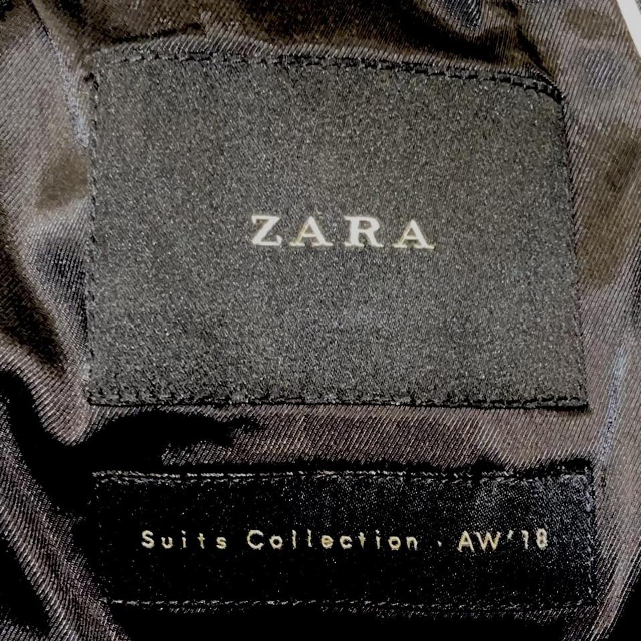 Zara Men's Black Suit Depop