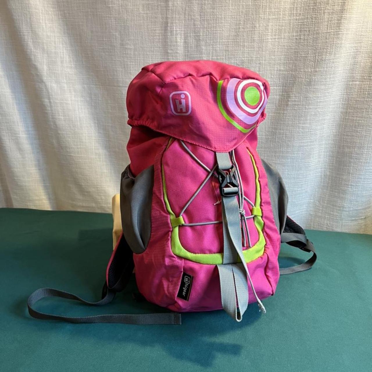 Ladies HIGEAR pink backpack by Go Outdoors.... Depop