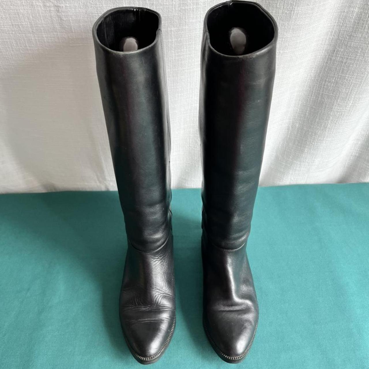 Faith Women's Black Boots | Depop