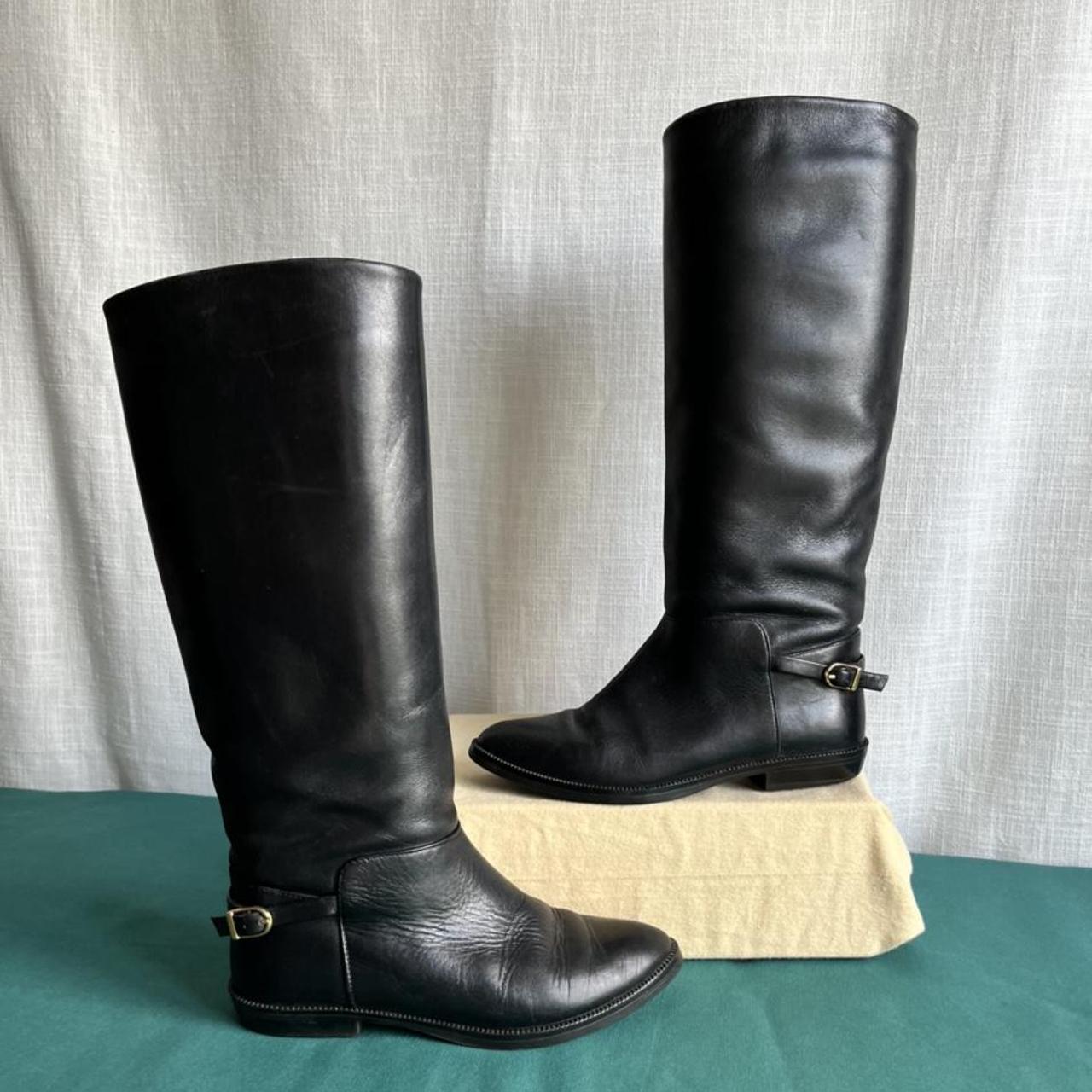 Faith Women's Black Boots | Depop