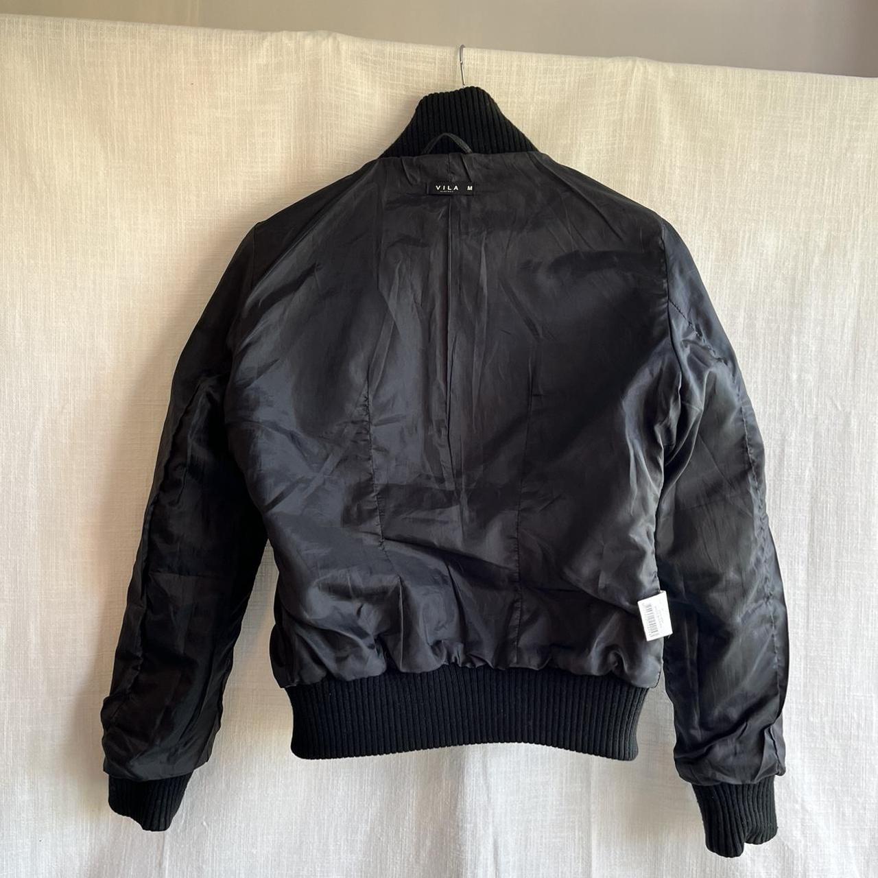 Ladies Villa Clothing #leather bomber jacket in... - Depop