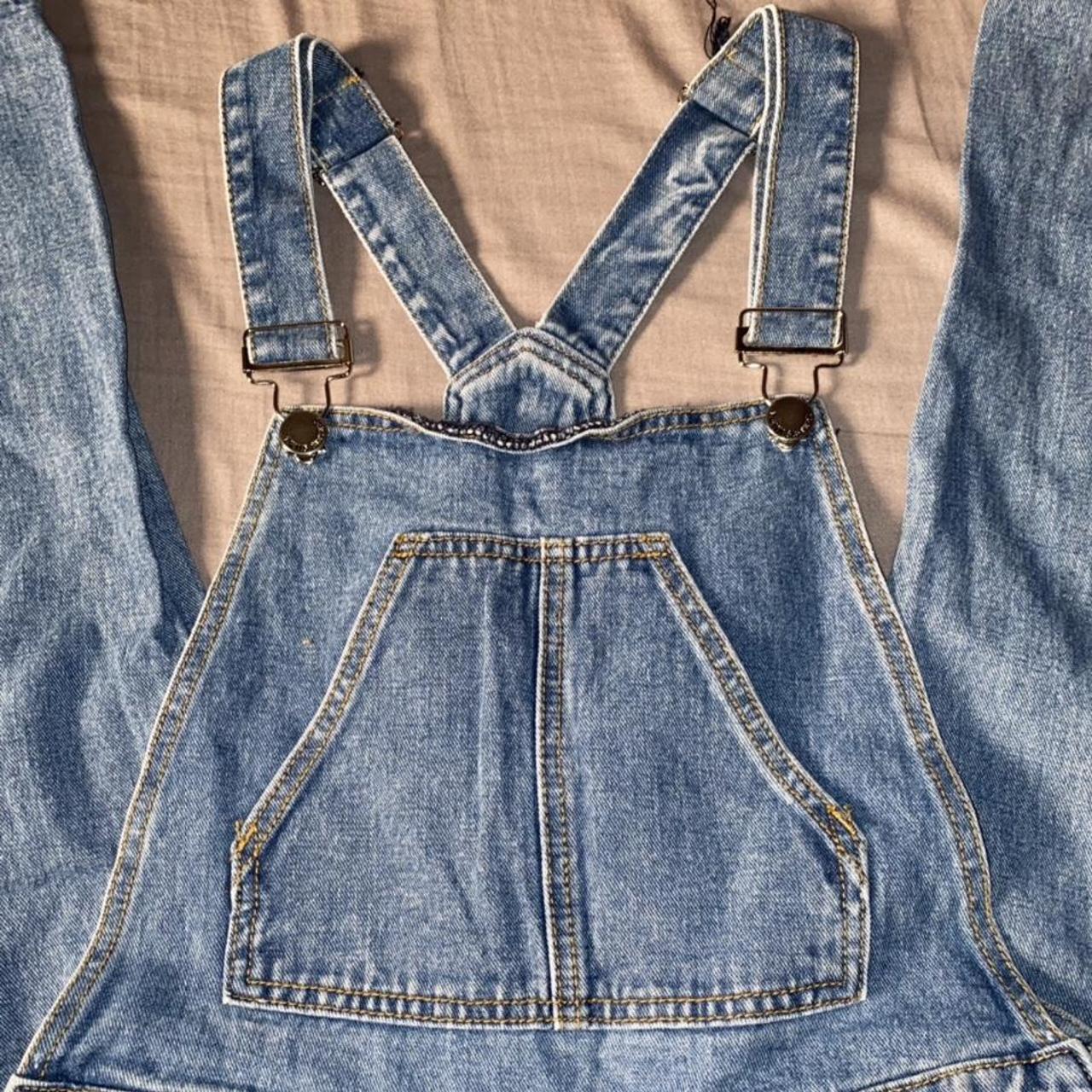Target Women's Blue Dungareesoveralls Depop