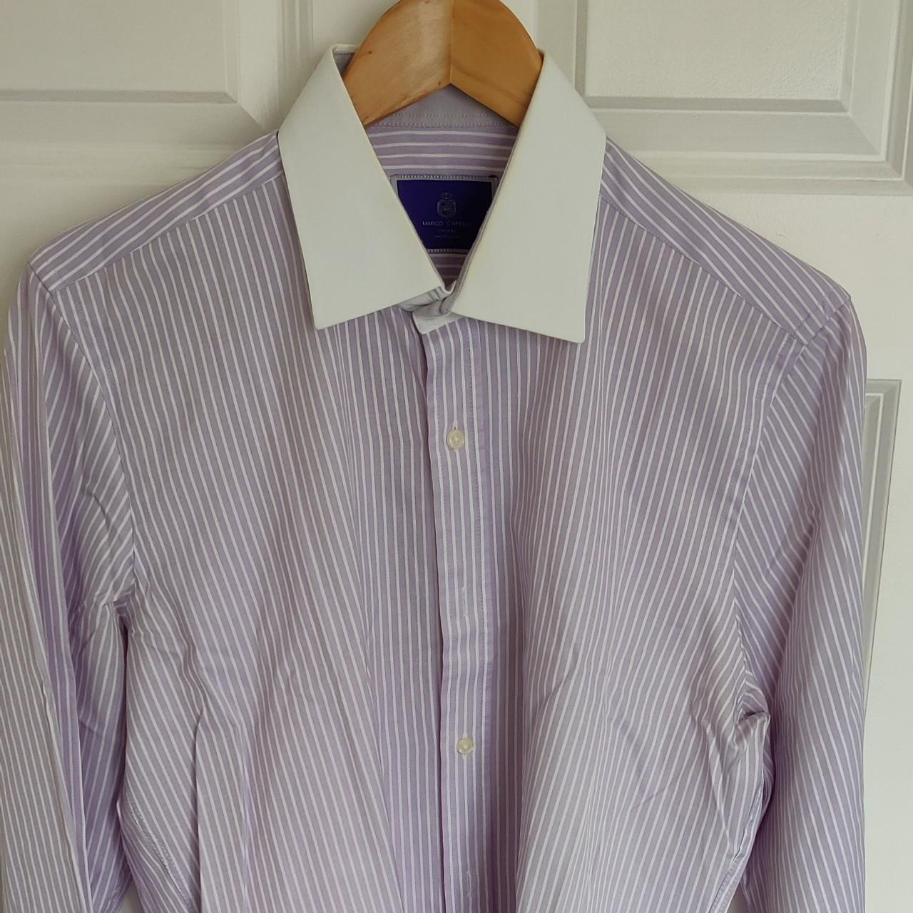 Men's Blue and Purple Shirt | Depop