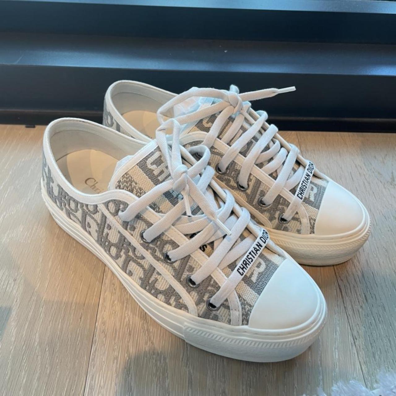 Christian Dior Oblique Embroid sneakers WOMEN are... - Depop