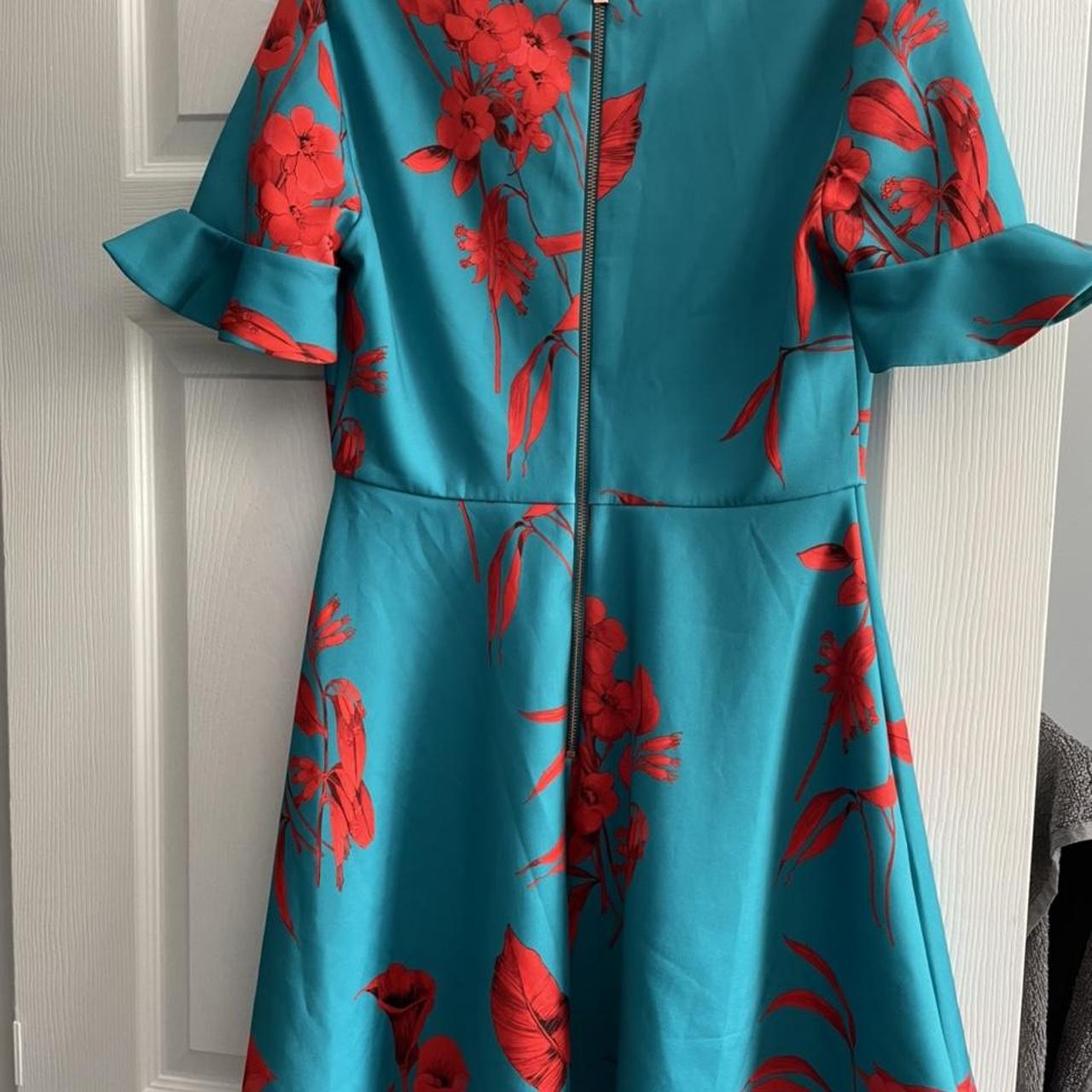 Ted baker dress size 3, excellent condition worn... Depop