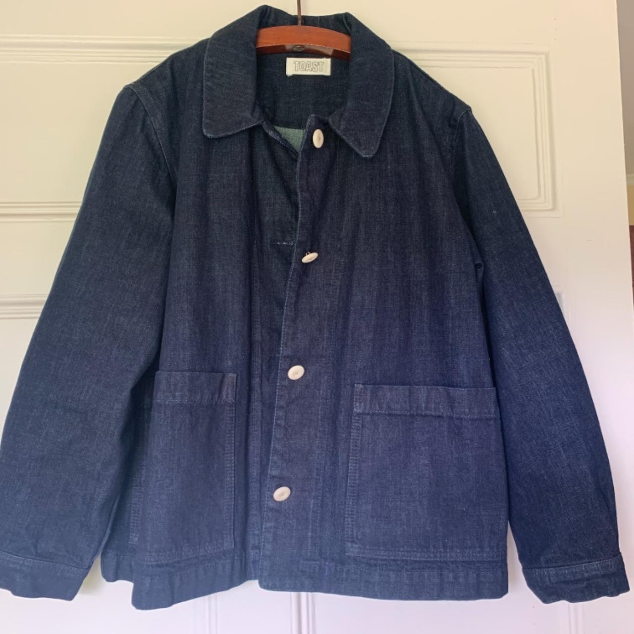 Toast, indigo denim workers jacket. Perfect... - Depop