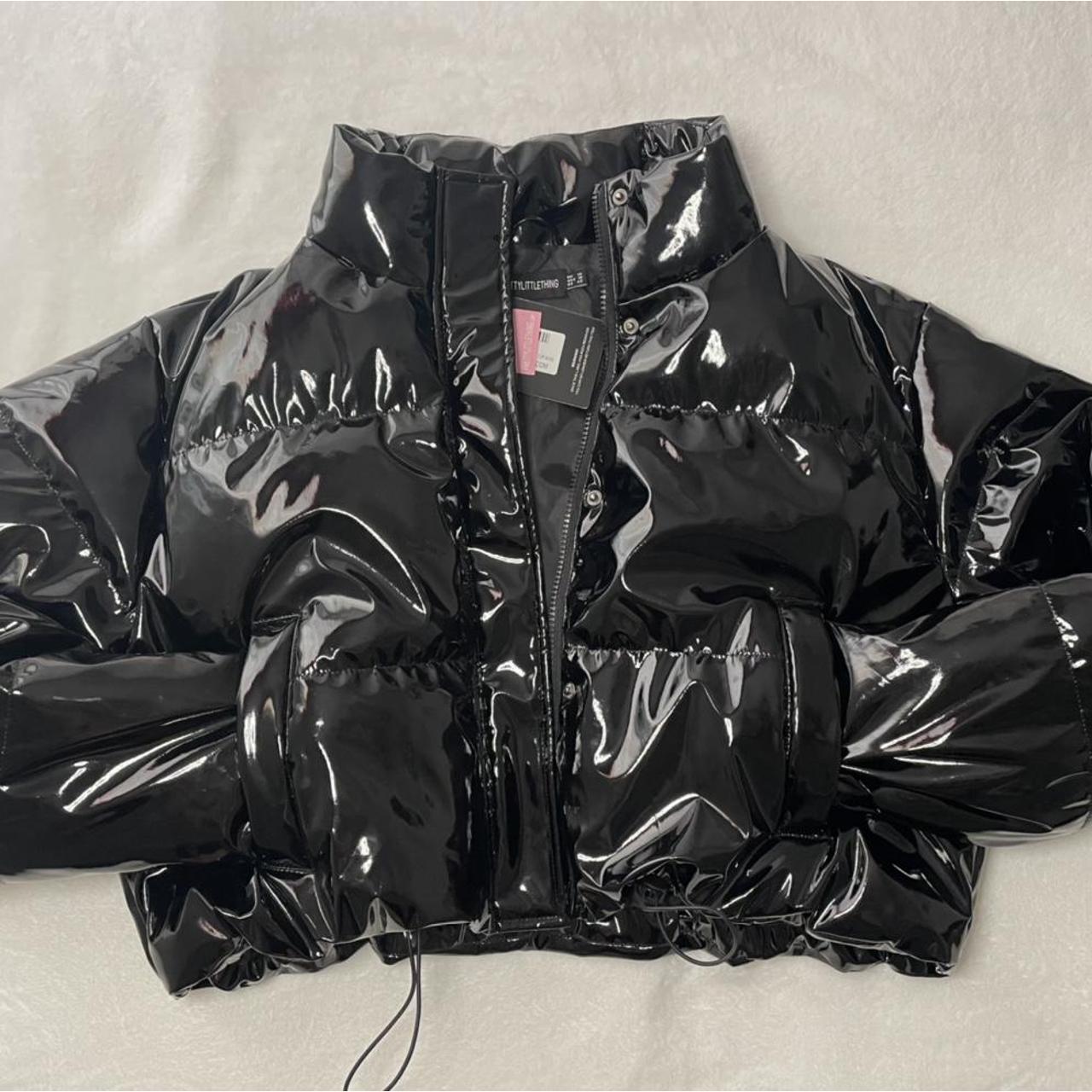 Cropped Fitted Bubble Jacket Black Bubble Puffer Jacket? Cropped