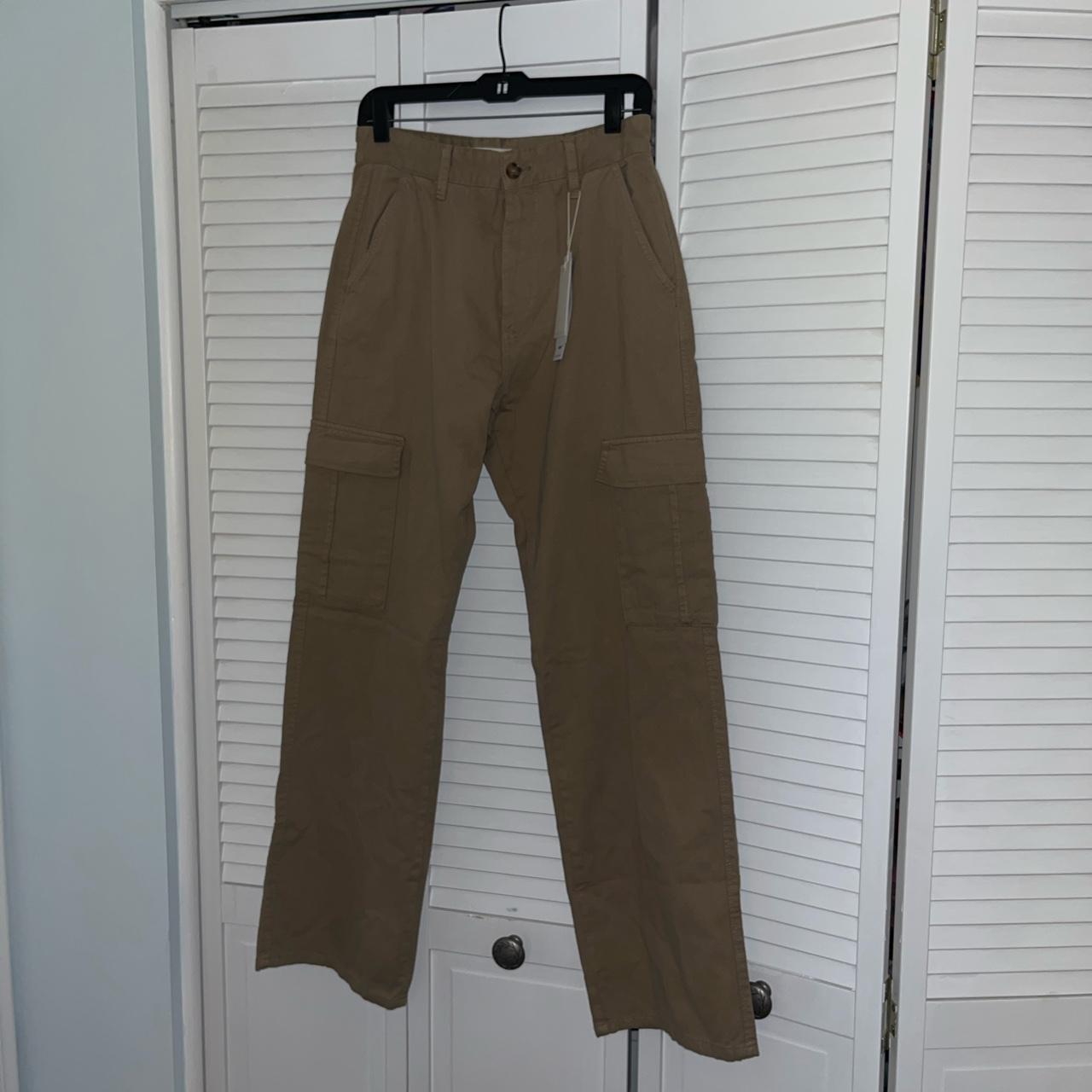 stradivarius str straight leg cargo pants size us10... Depop
