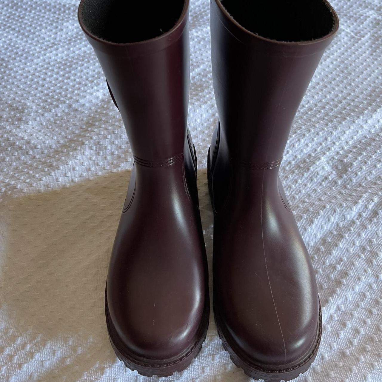 armani rain boots