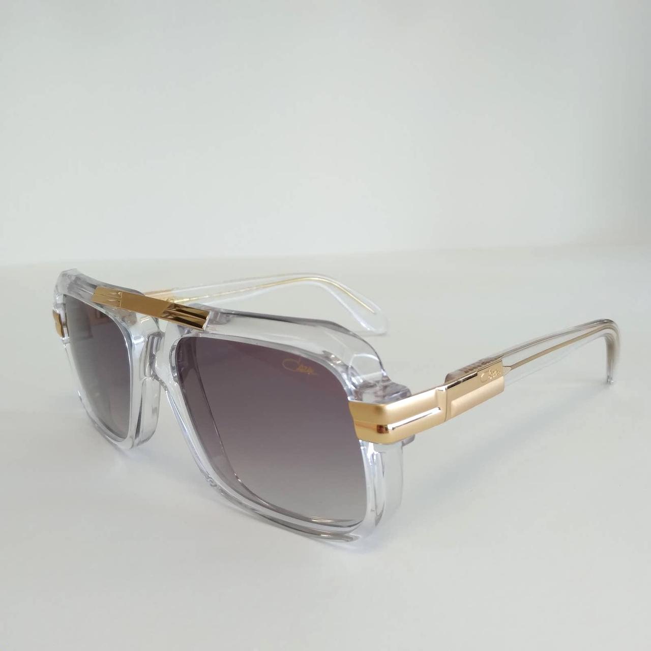 Cazal Men's Grey and Gold Sunglasses (2)