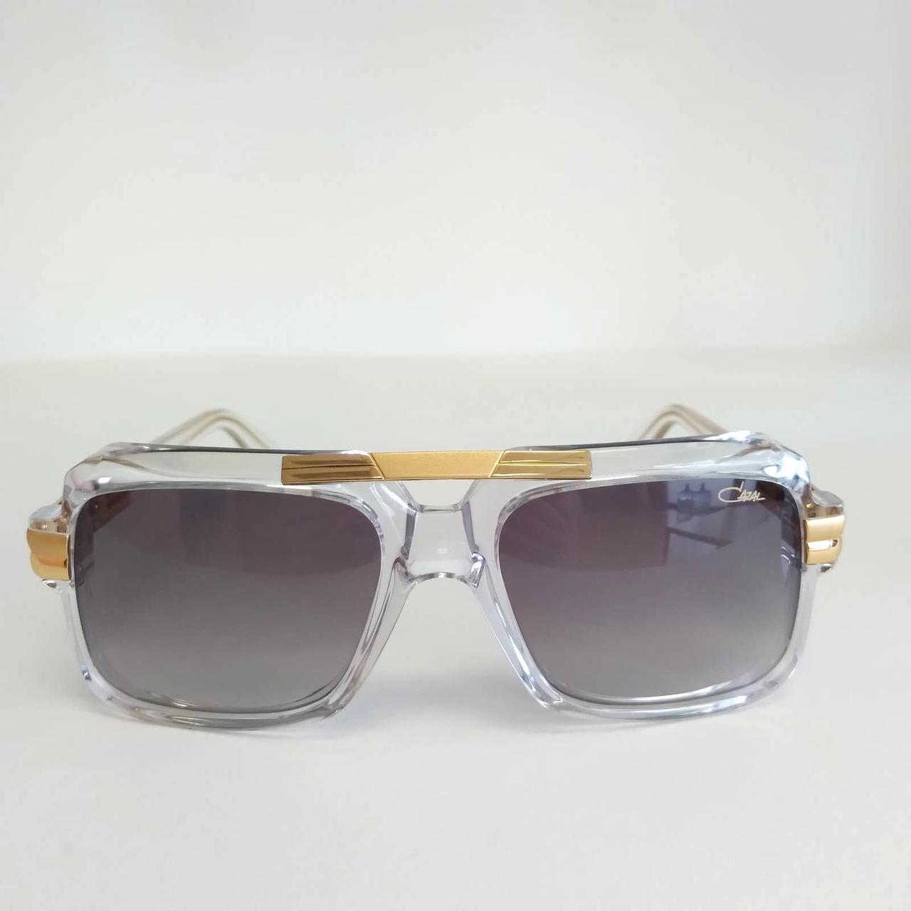 Cazal Men's Grey and Gold Sunglasses (3)