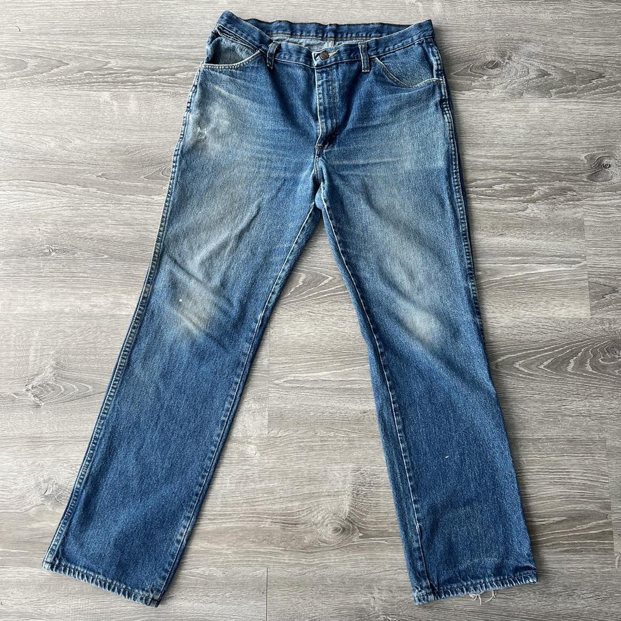 Red Kap Men's Blue Jeans | Depop