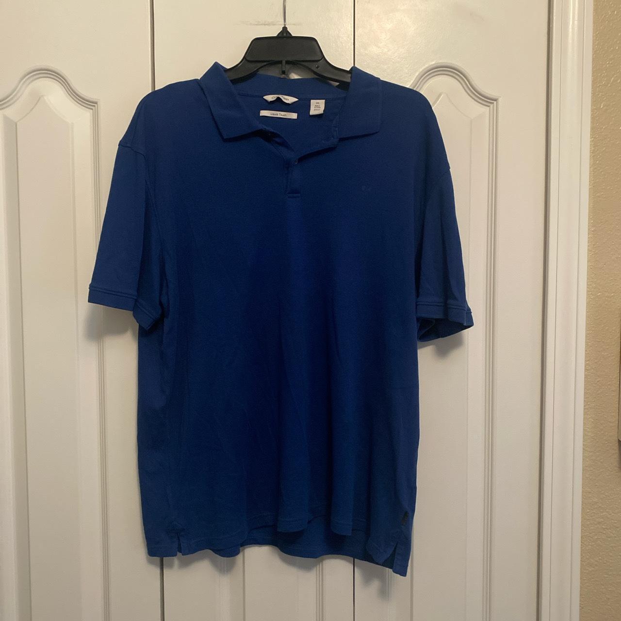 Calvin Klein liquid touch polo shirt size L. Very... - Depop