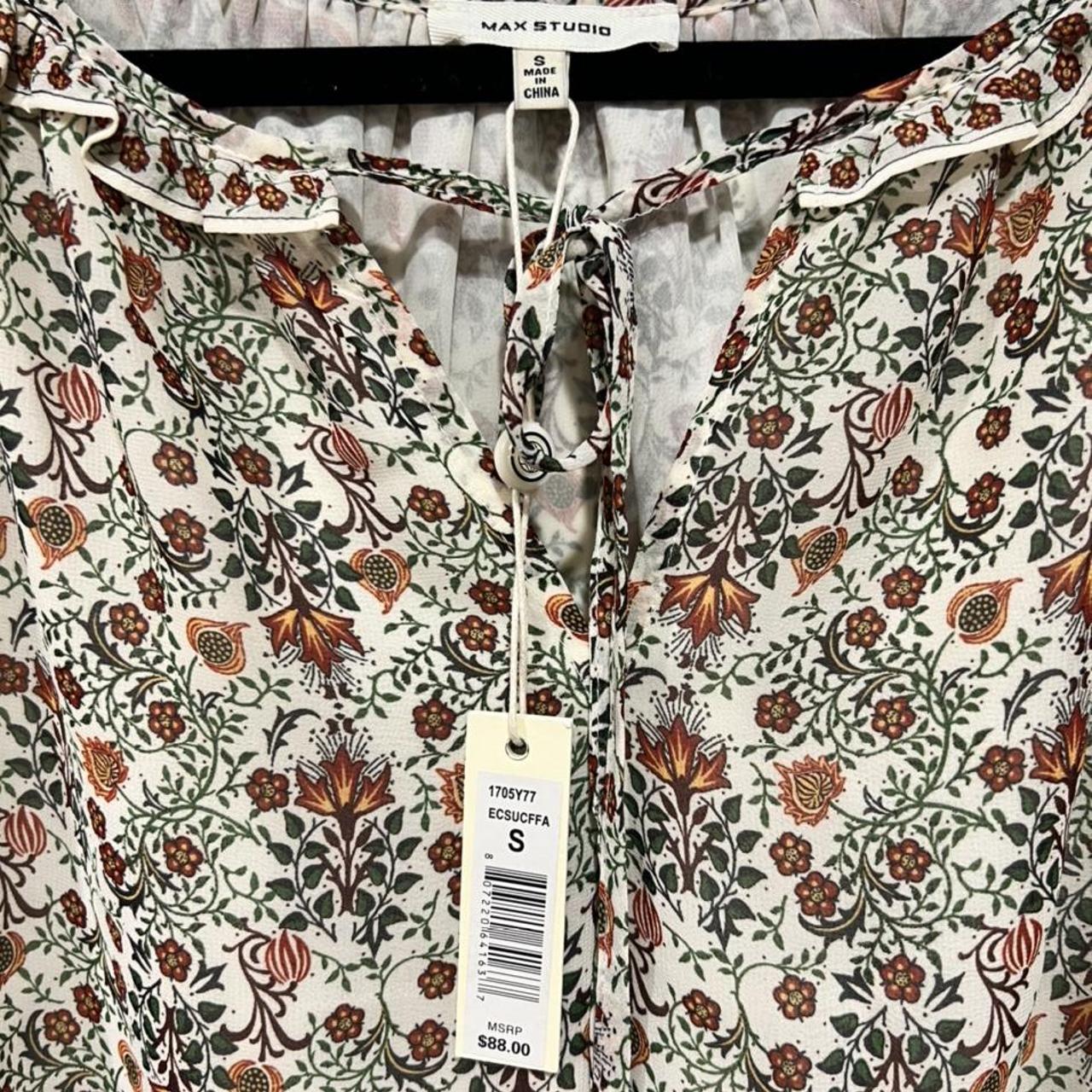 Max Studio Womens Multi Blouse Depop