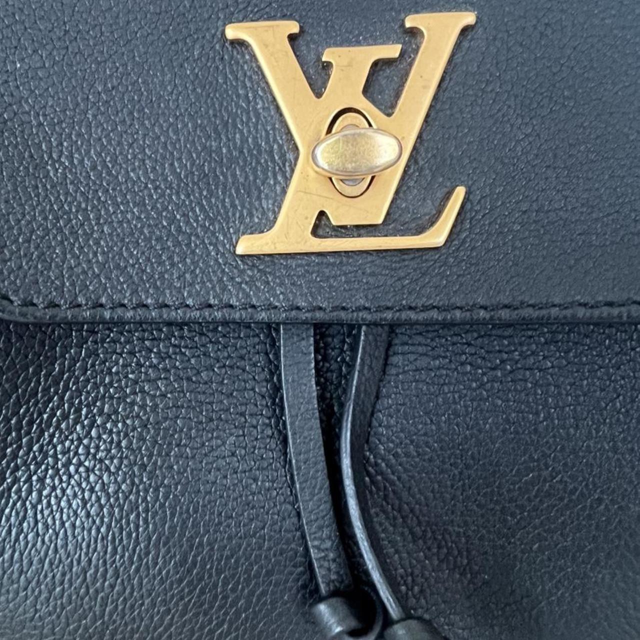 Lockme leather backpack Louis Vuitton Black in Leather - 22453633
