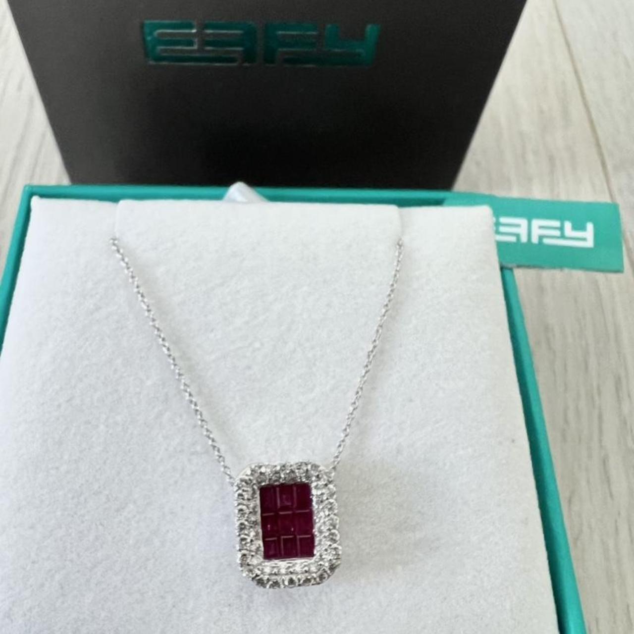 Effy Women's Red and Silver Jewellery