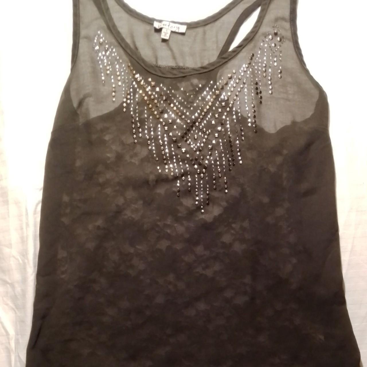 Product Image 1 - Brown Lacey See-Through tank top