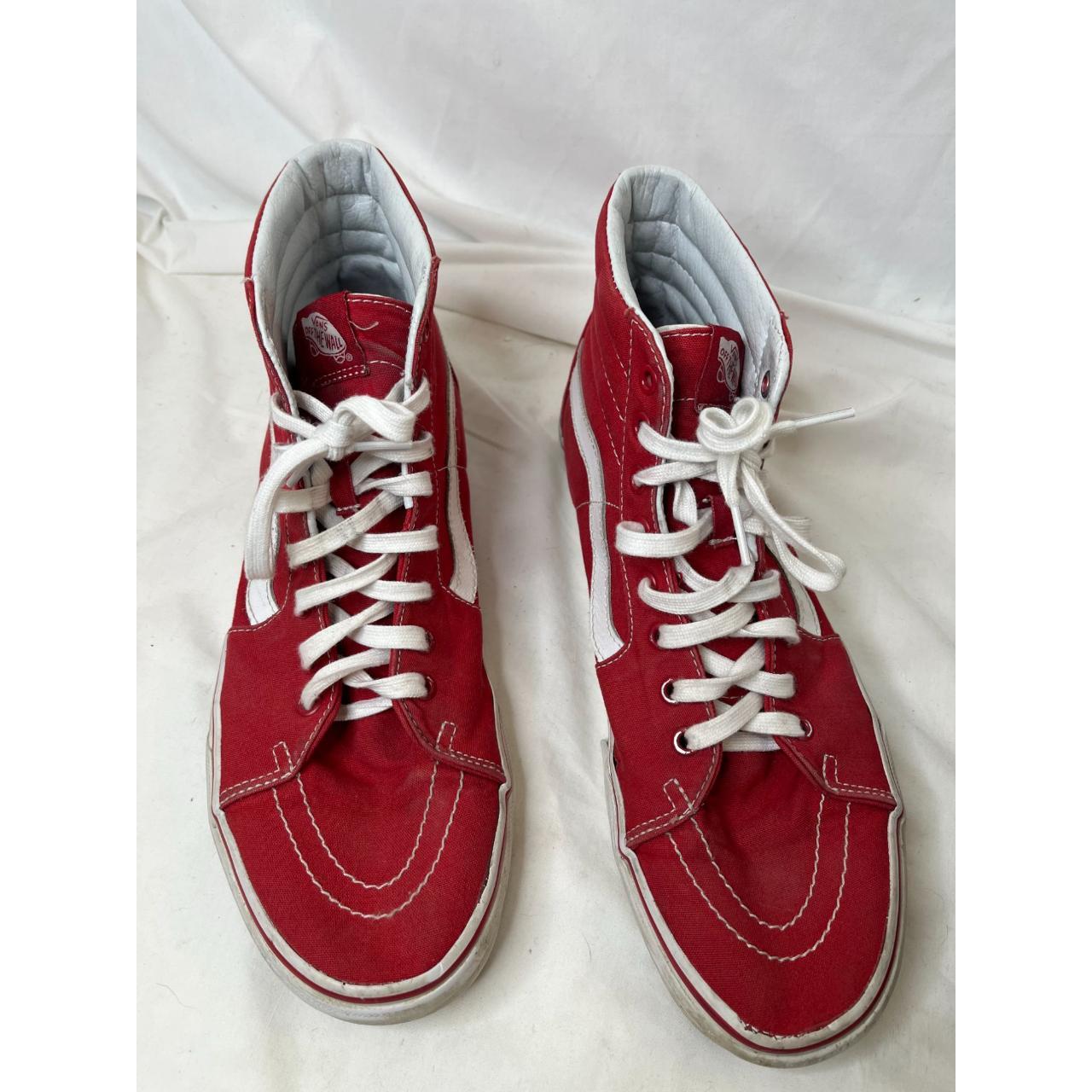 Red vans hot sale size 12