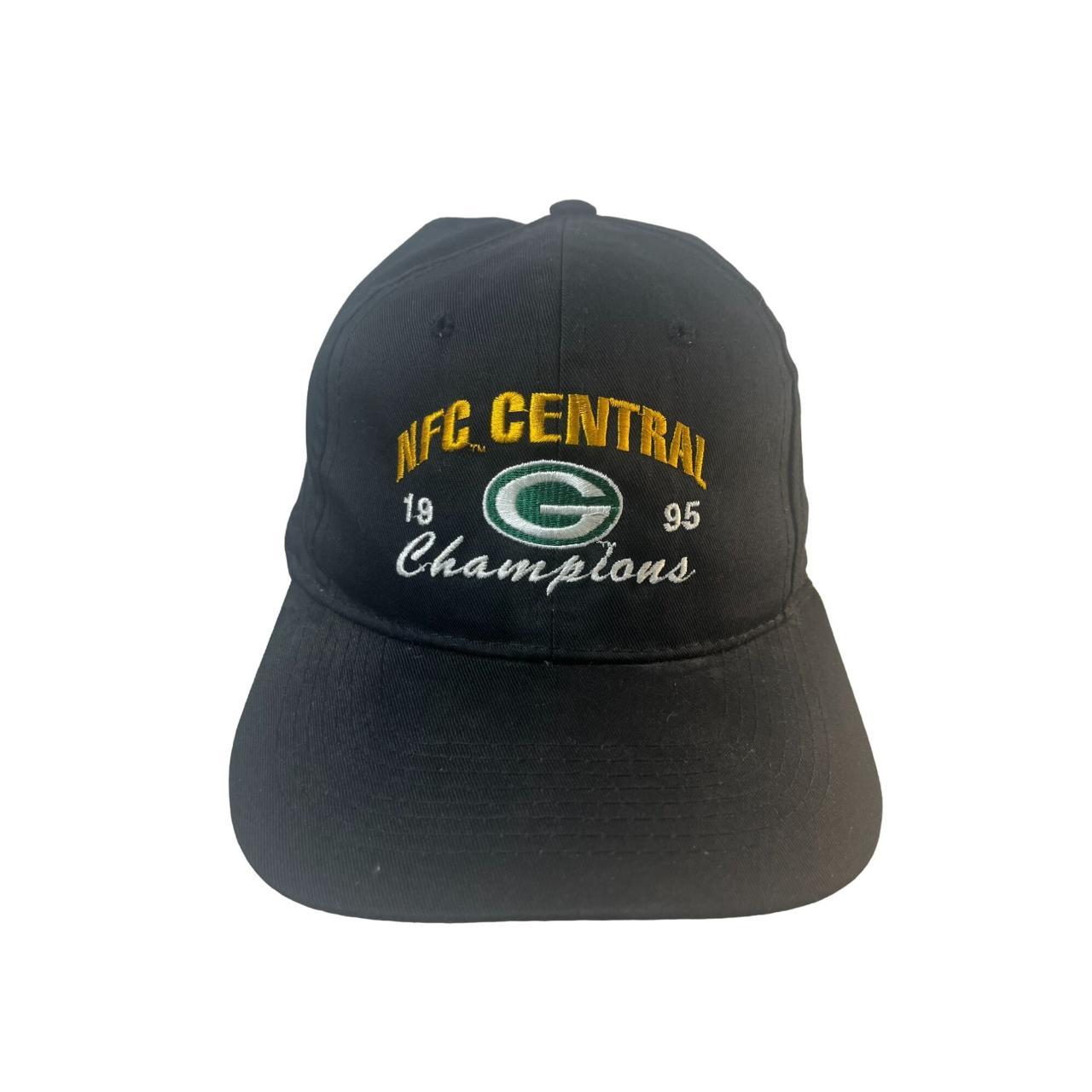 Green Bay Packer Black NFC Central Champions 1995 - Depop