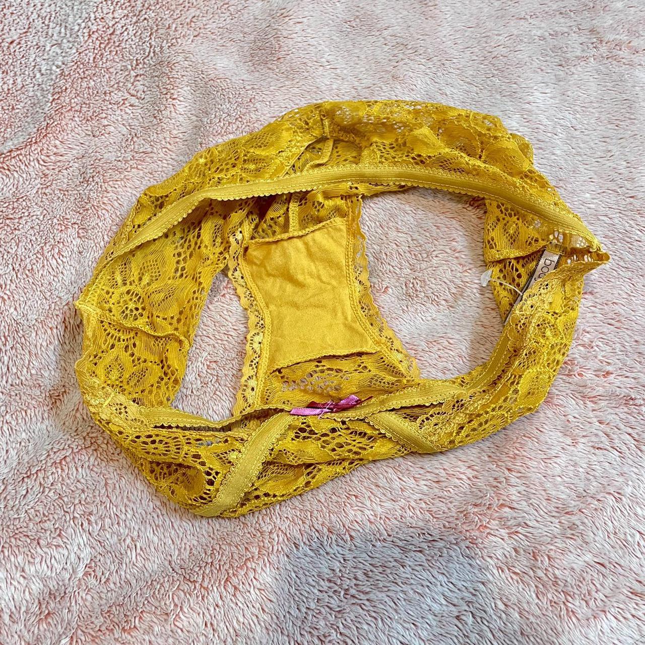 Women's Yellow and Gold Panties (4)
