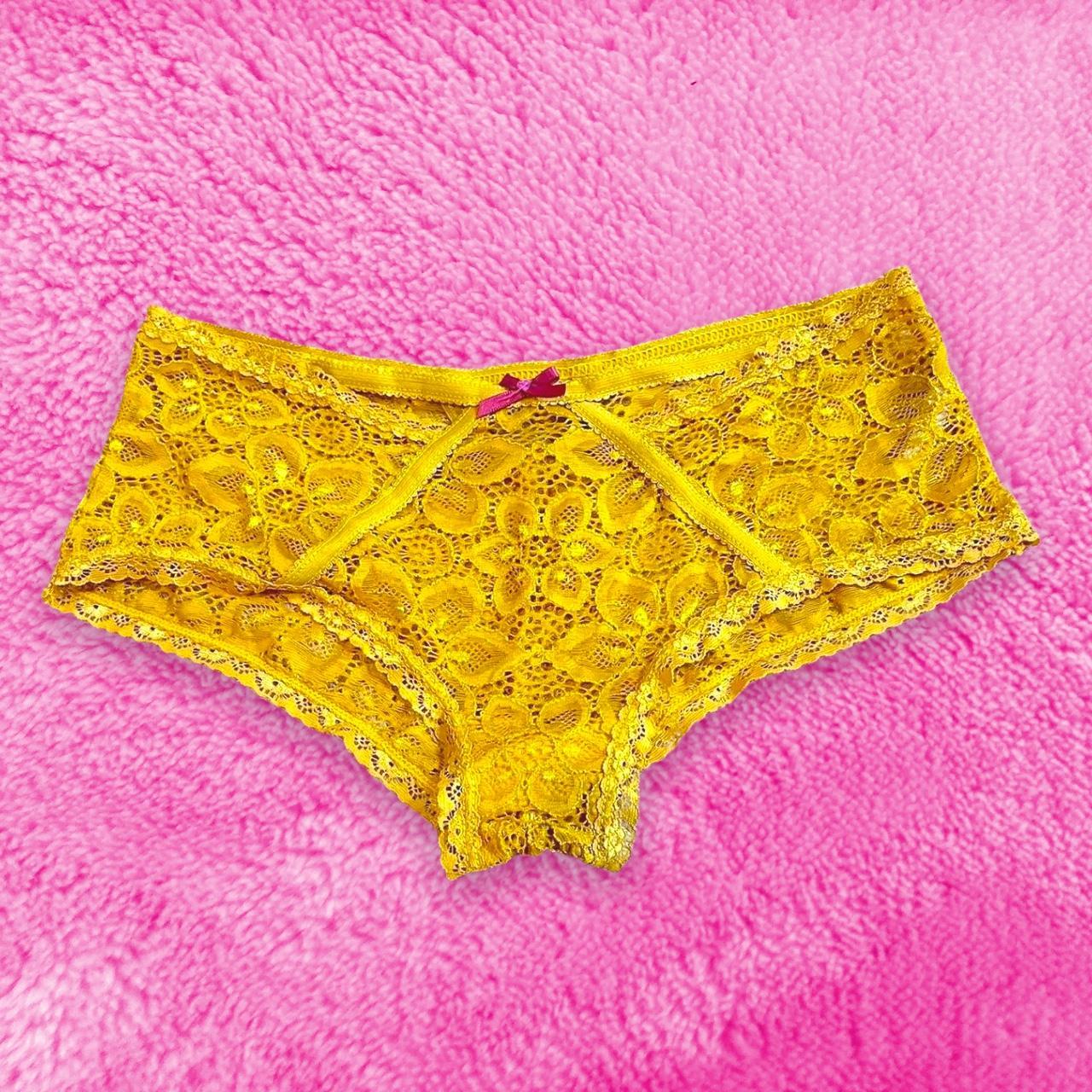 Women's Yellow and Gold Panties