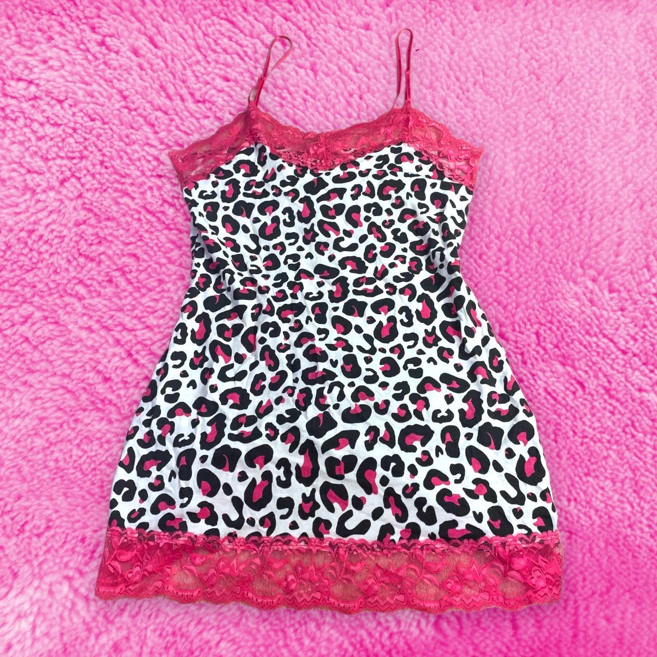 Product Image 1 - Pink Cheetah Print Lace Camisole
